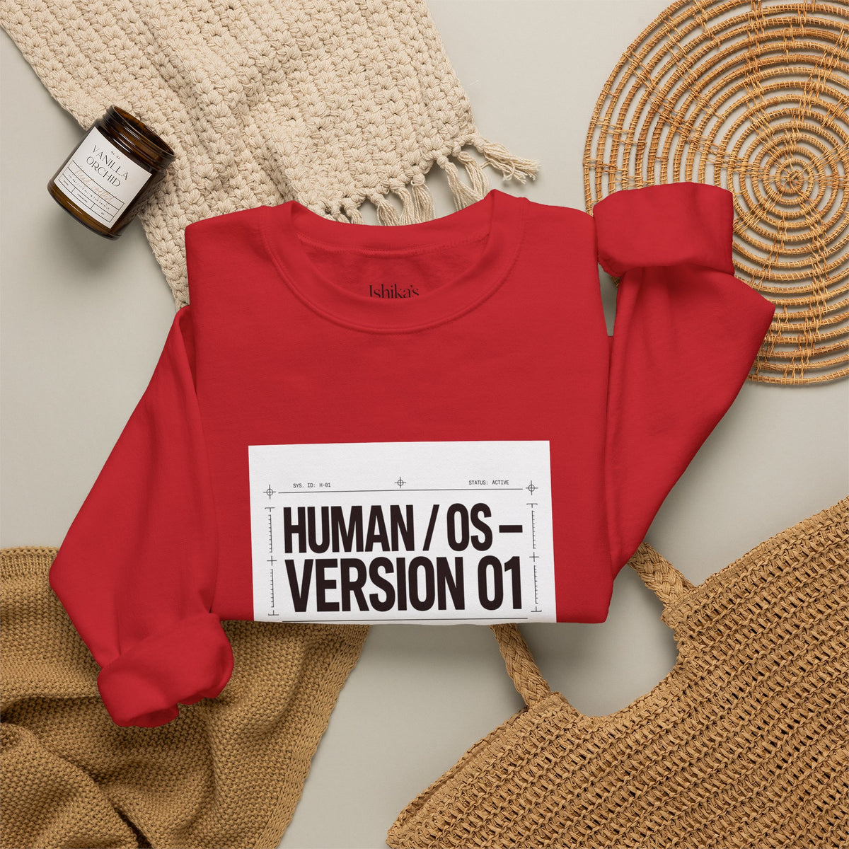 Human OS Version 01 Feel More Perform Less Sweatshirt