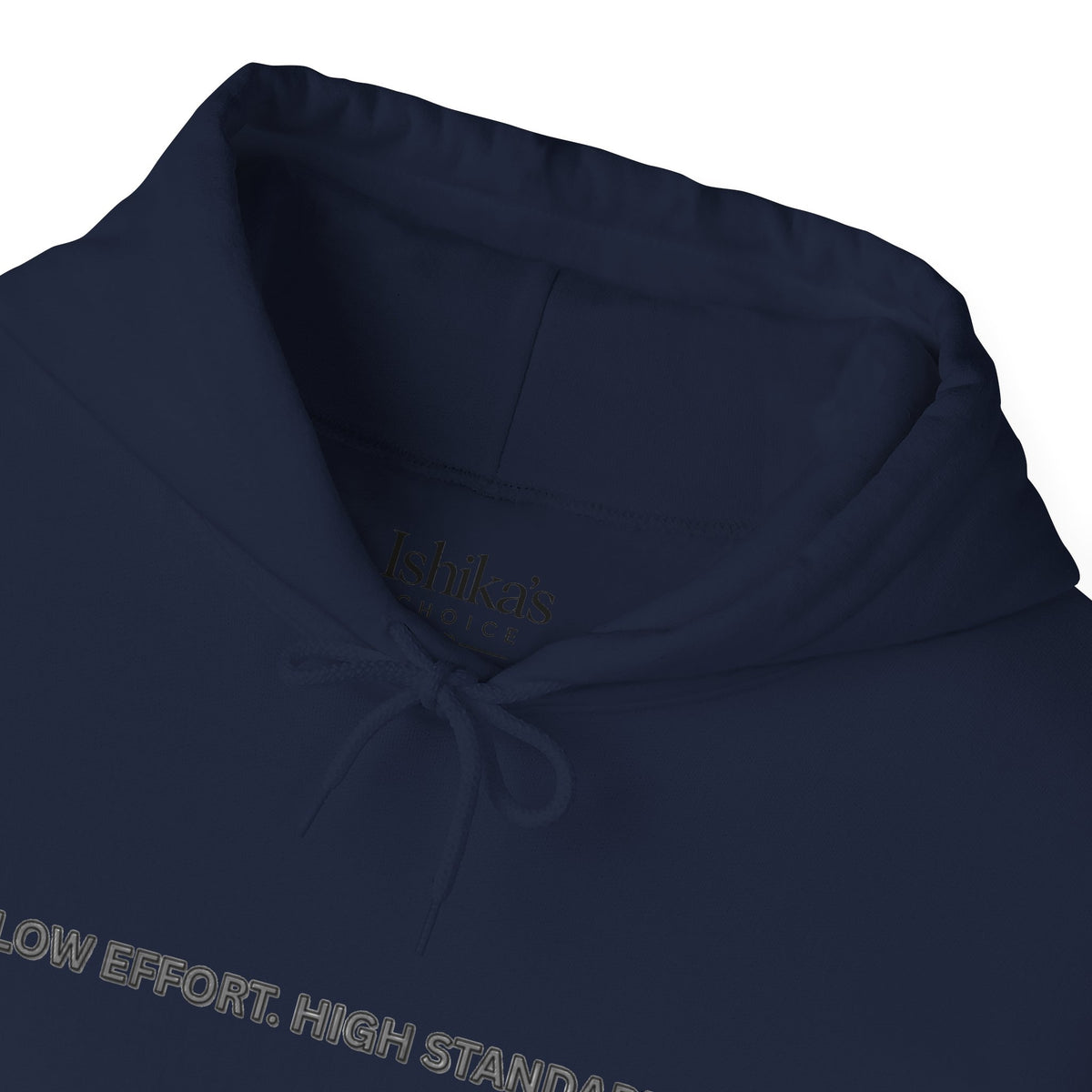 “Low Effort. High Standards.” Motivational Hoodie