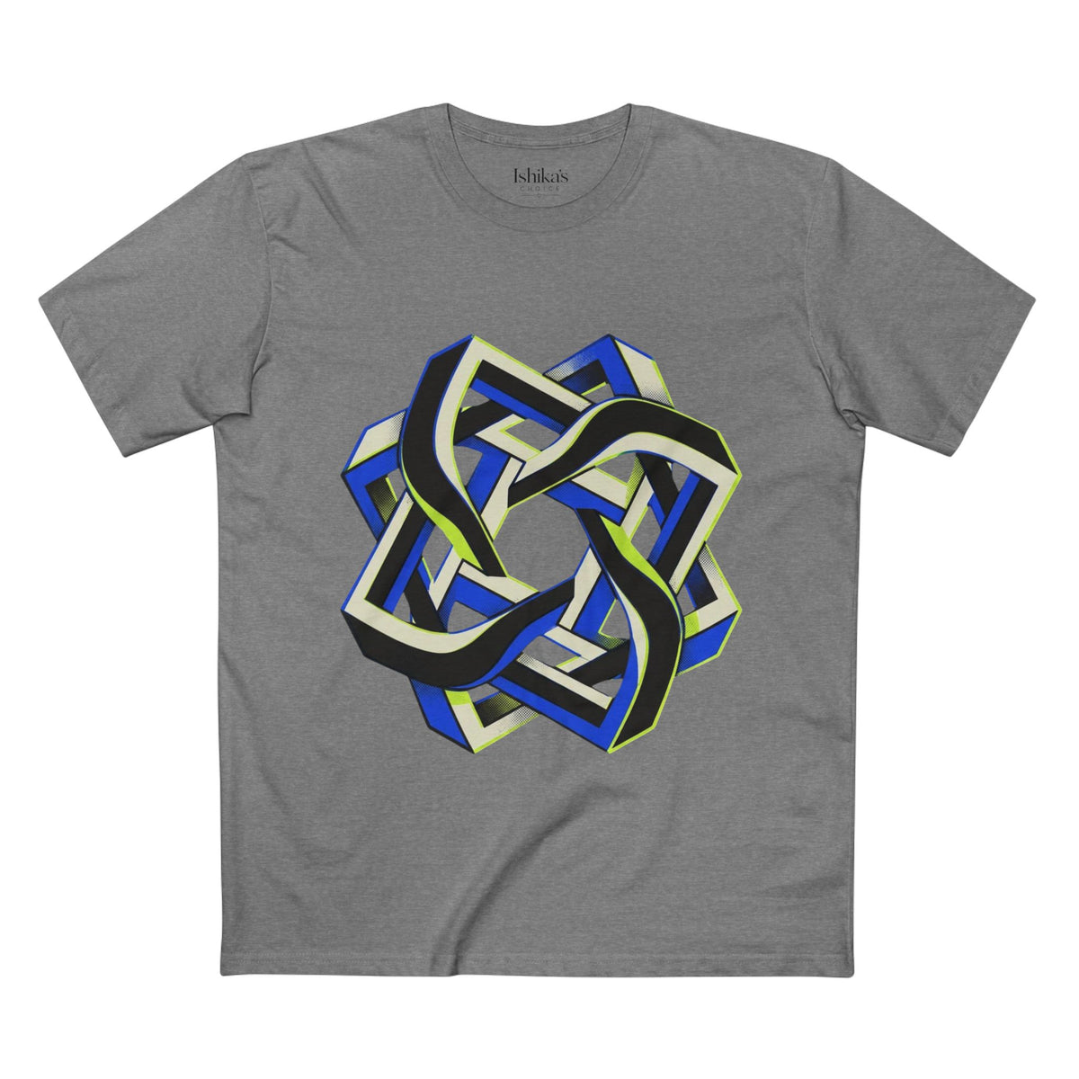 Abstract Geometric Knot Art T-Shirt