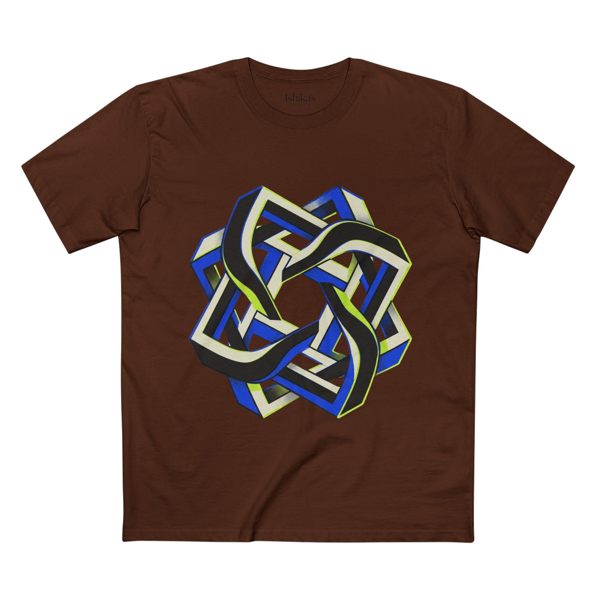 Abstract Geometric Knot Art T-Shirt