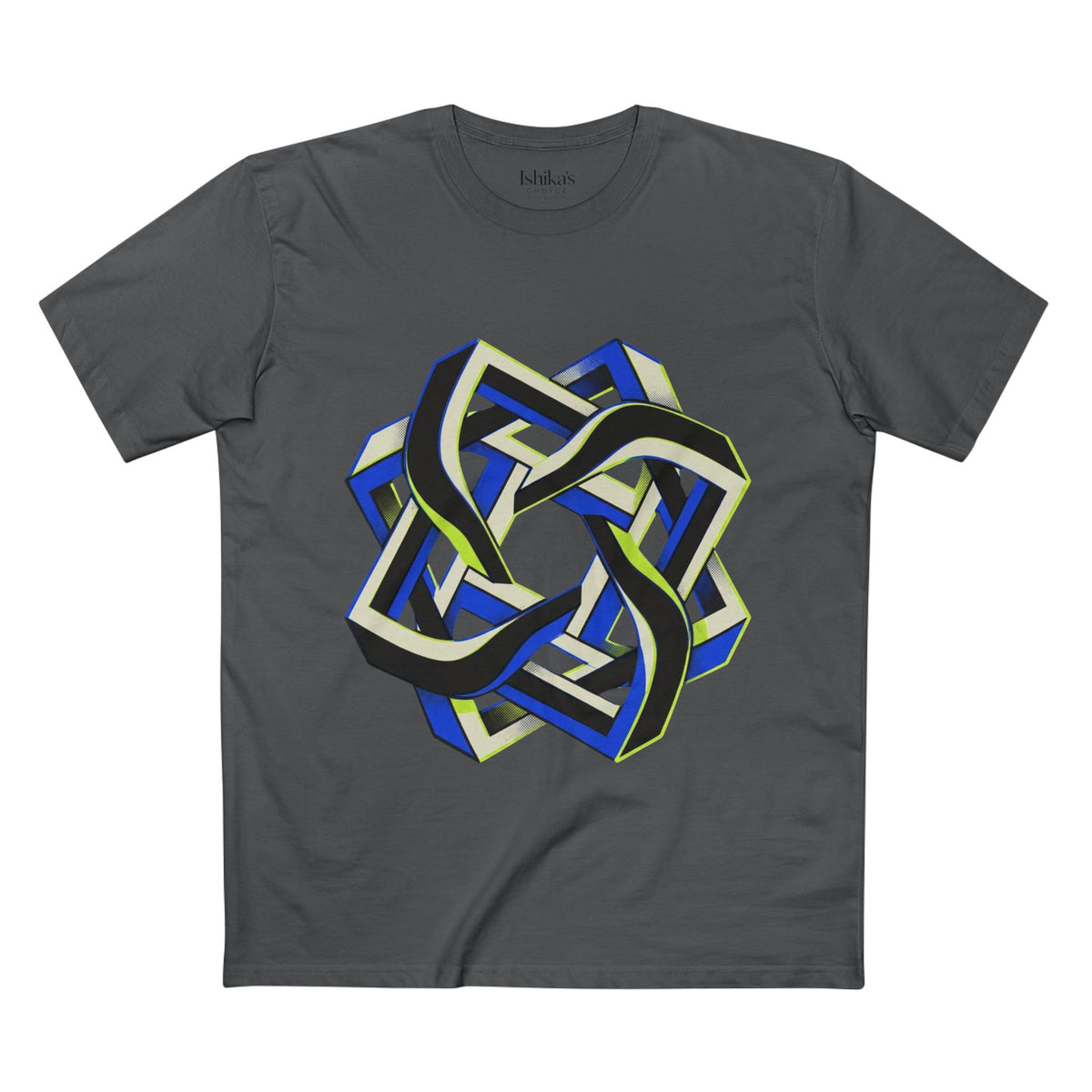 Abstract Geometric Knot Art T-Shirt