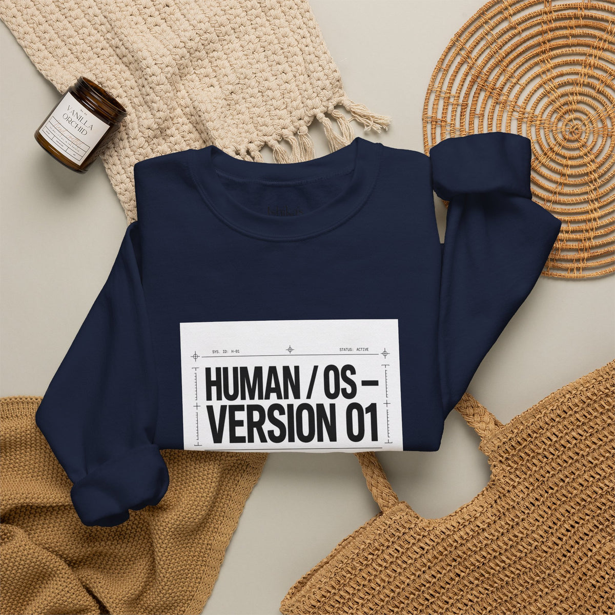 Human OS Version 01 Feel More Perform Less Sweatshirt