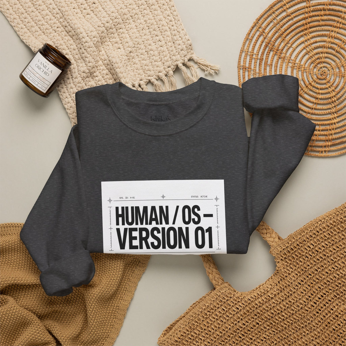 Human OS Version 01 Feel More Perform Less Sweatshirt