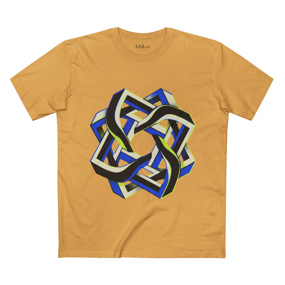 Abstract Geometric Knot Art T-Shirt