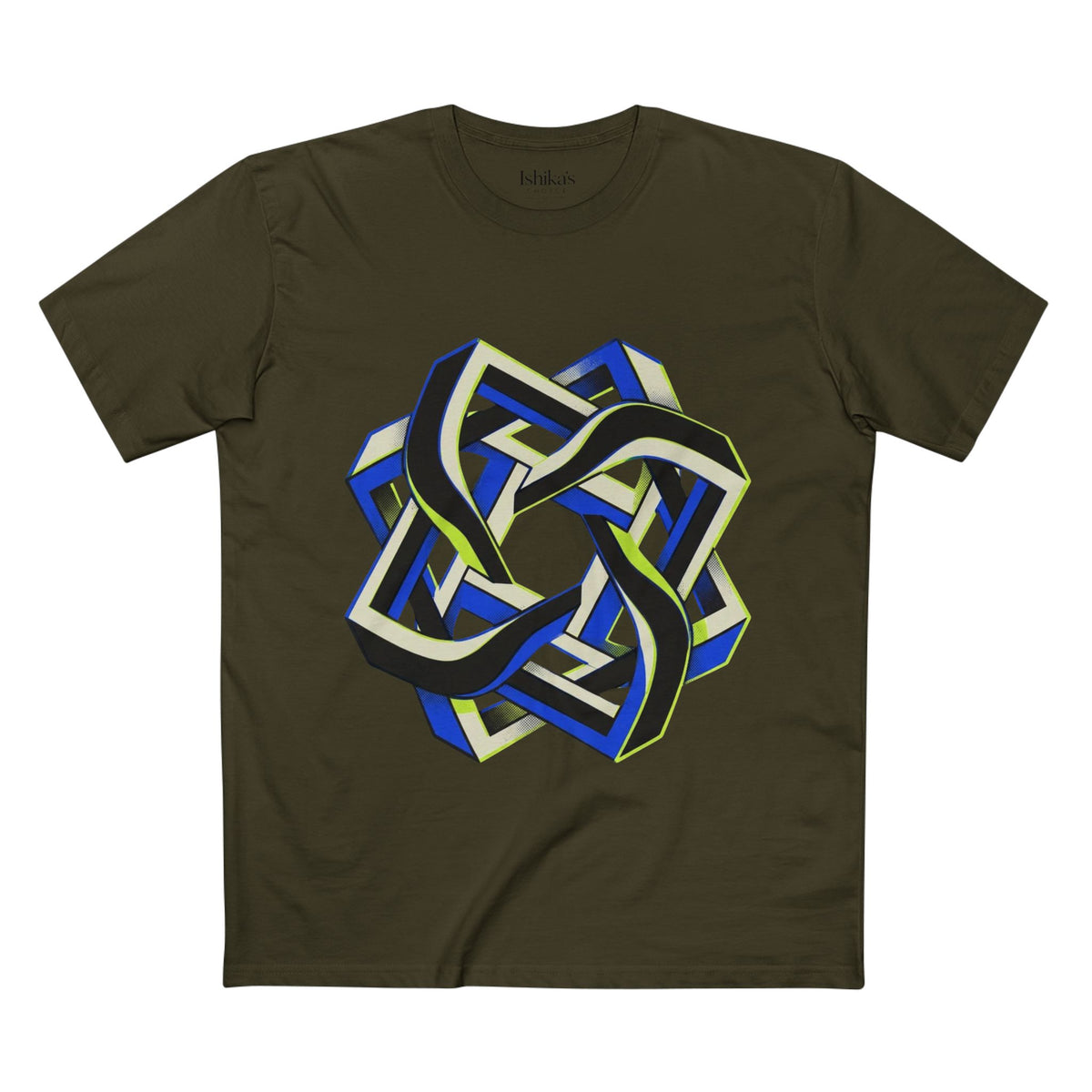 Abstract Geometric Knot Art T-Shirt