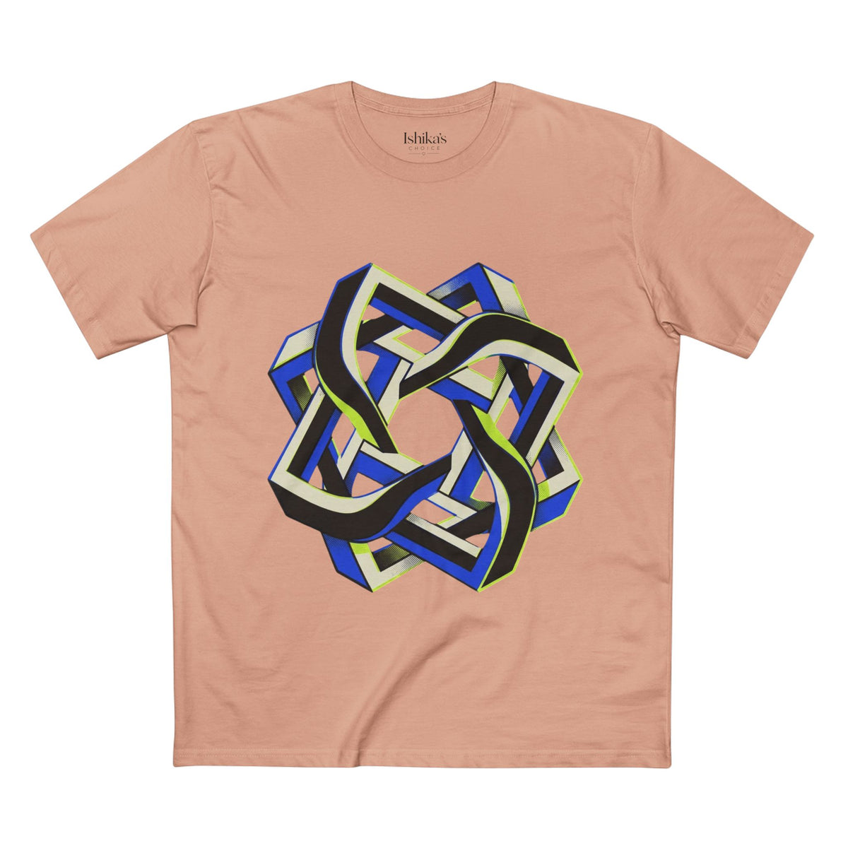 Abstract Geometric Knot Art T-Shirt