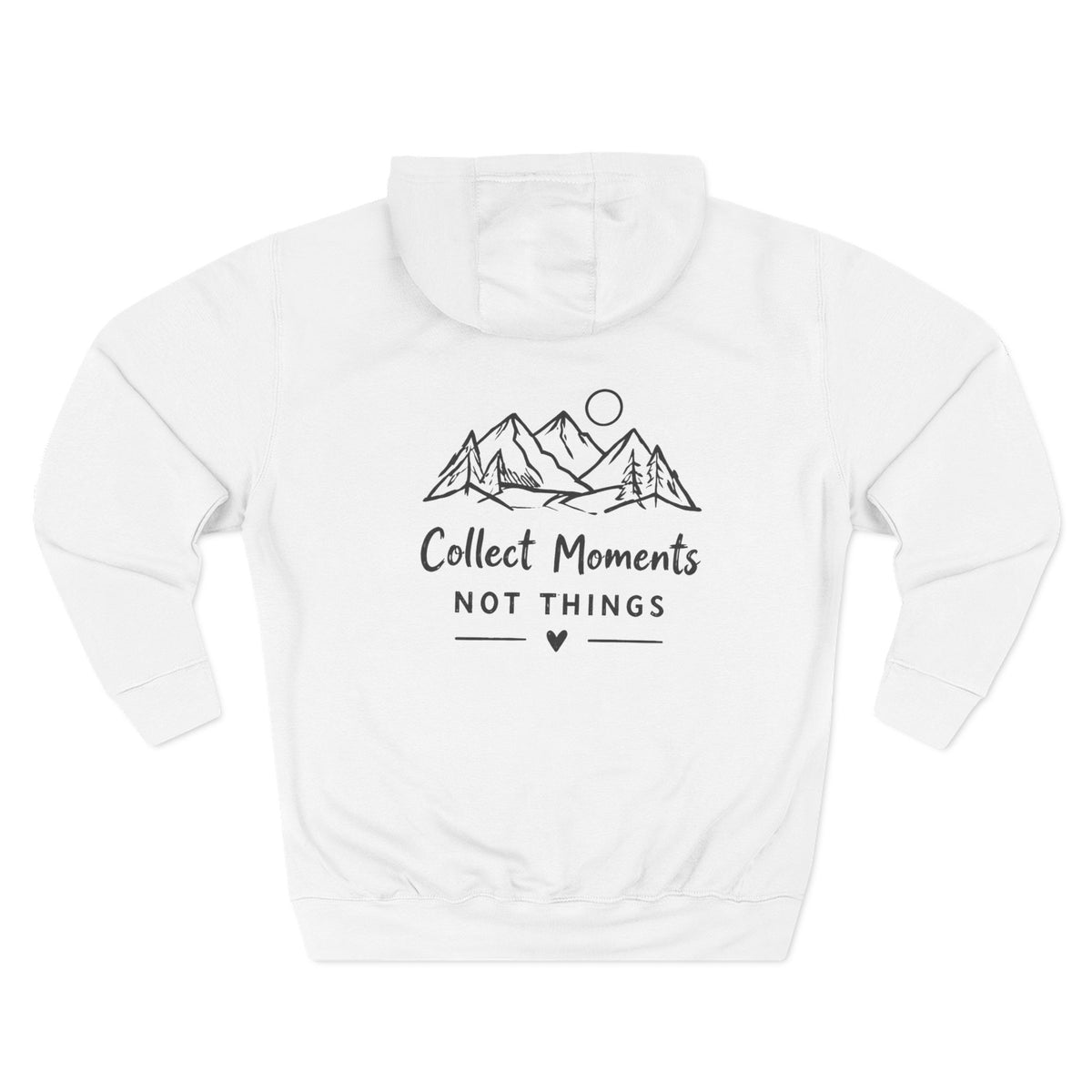 Three-Panel Fleece Hoodie