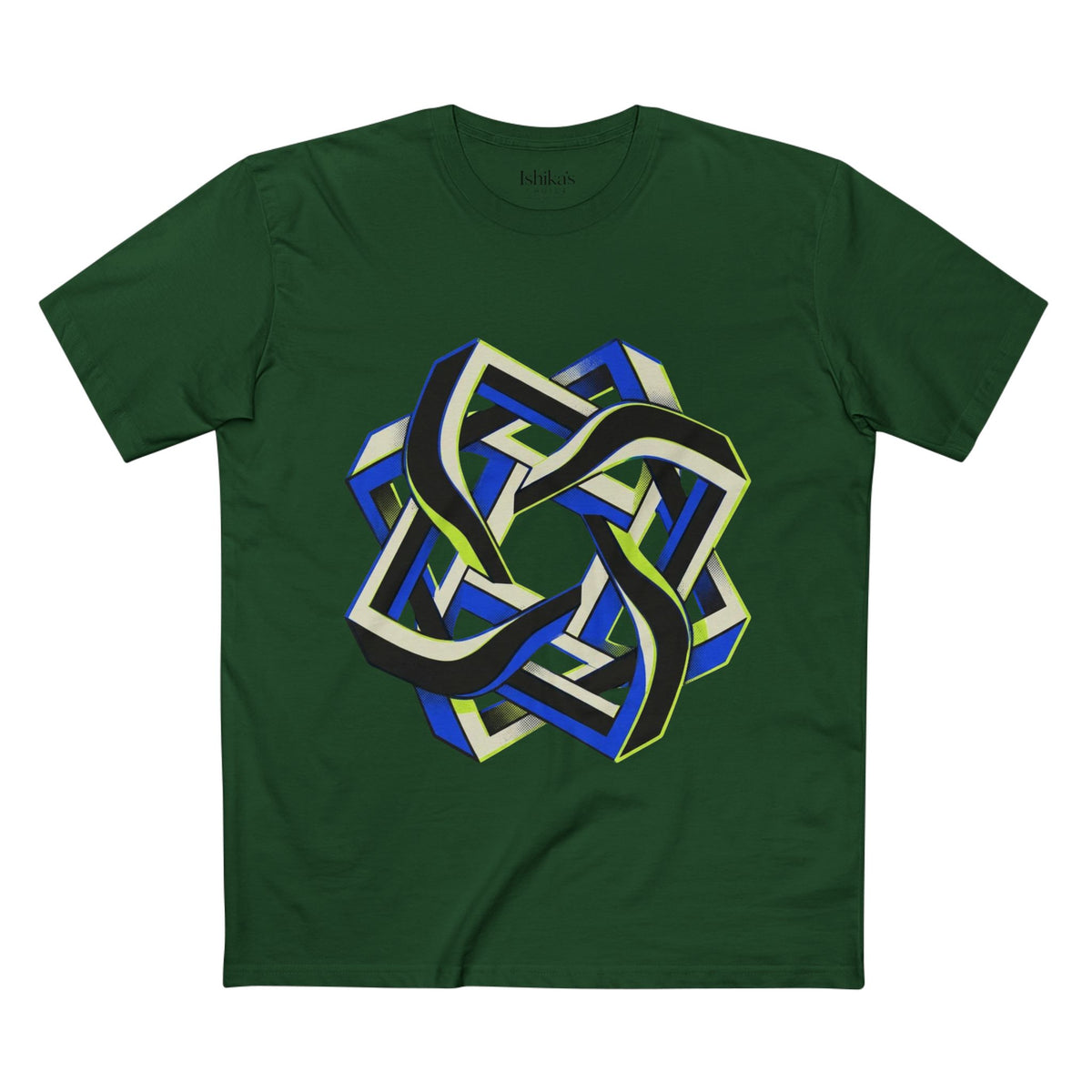 Abstract Geometric Knot Art T-Shirt