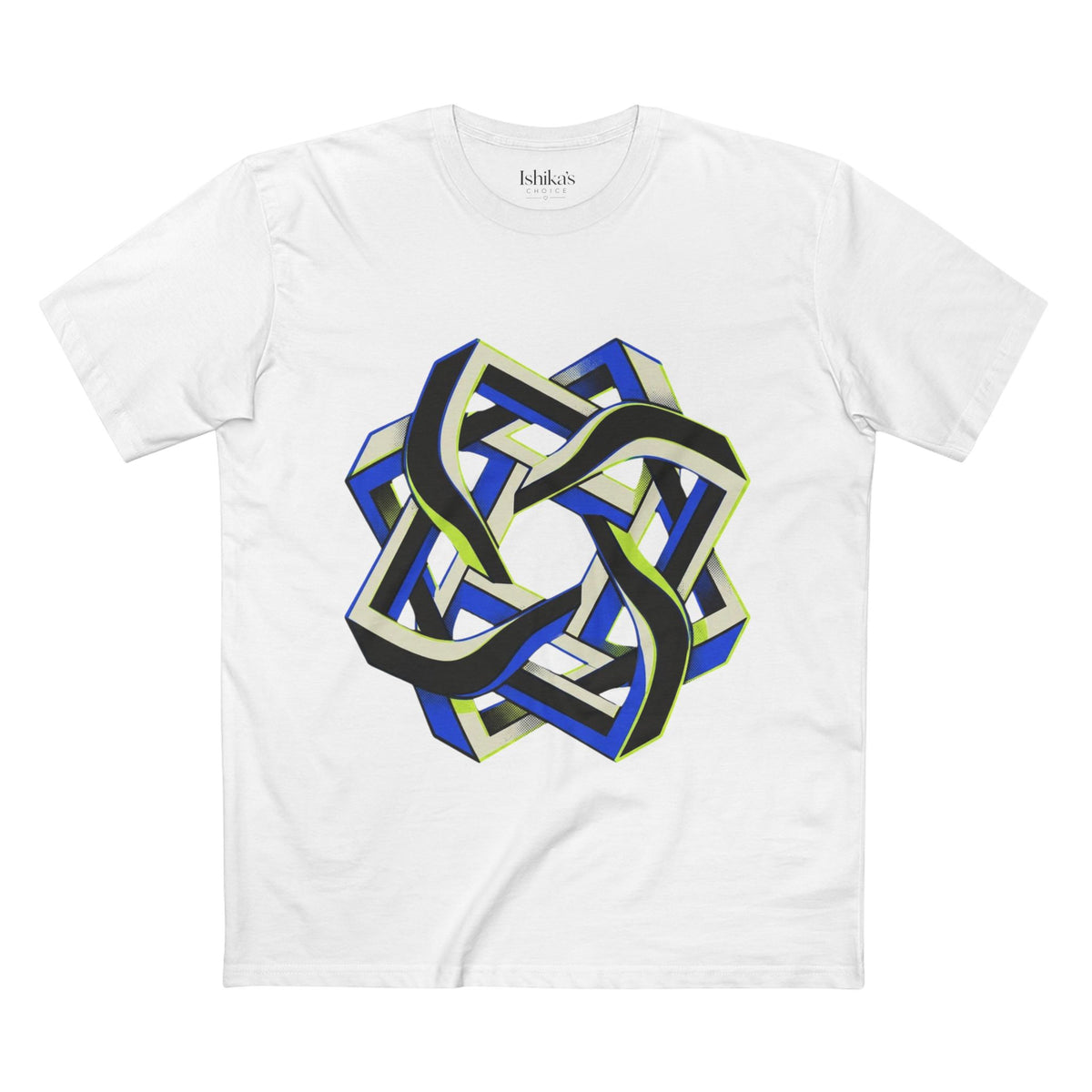 Abstract Geometric Knot Art T-Shirt