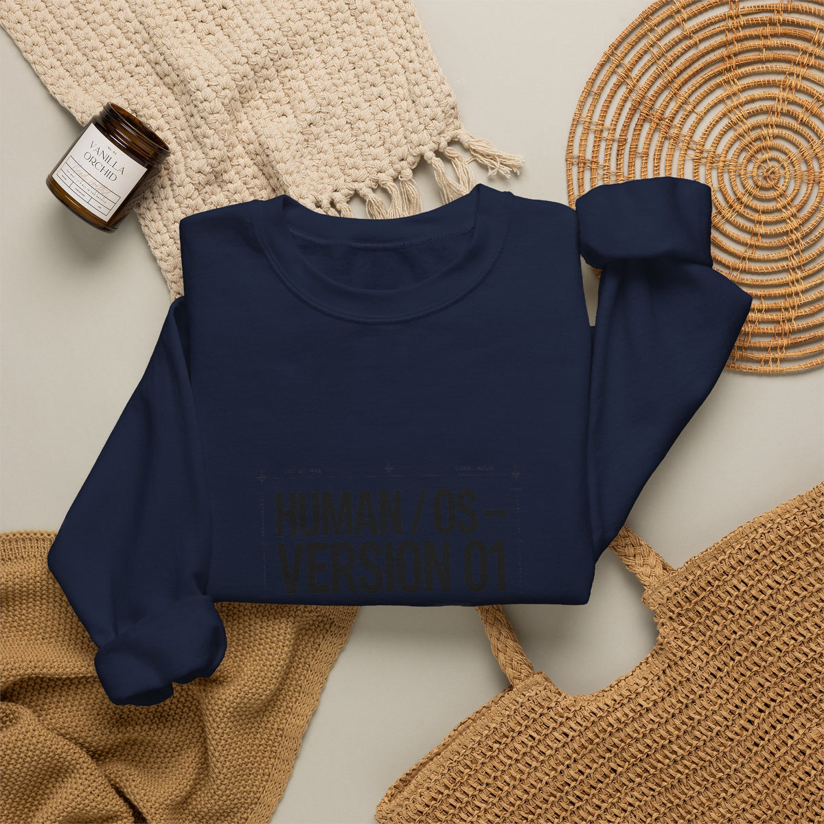 Human OS Version 01 Feel More Perform Less Sweatshirt