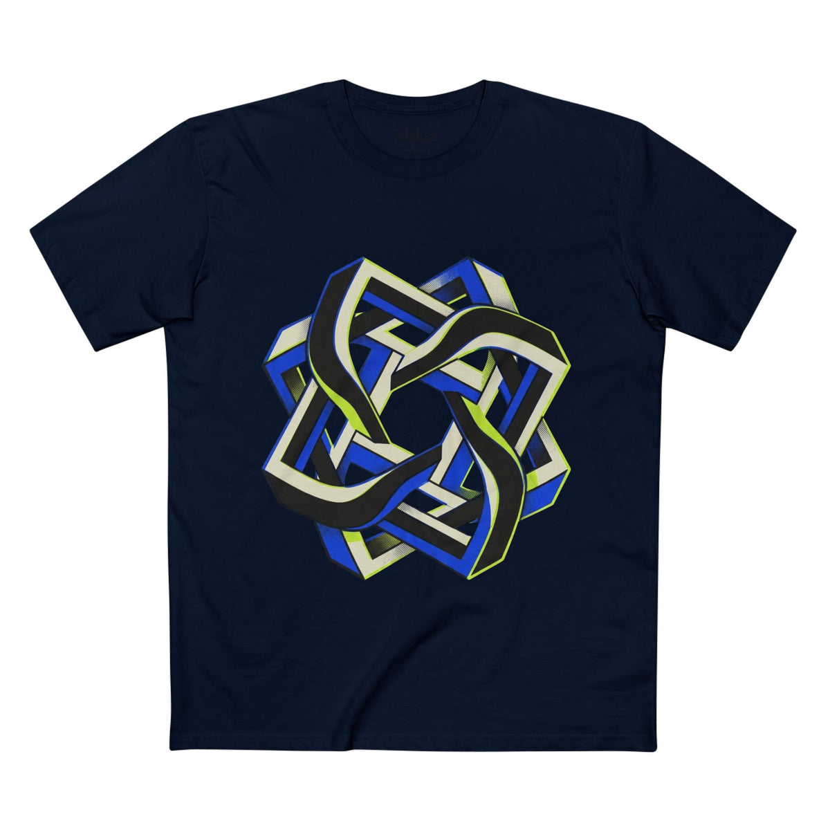 Abstract Geometric Knot Art T-Shirt