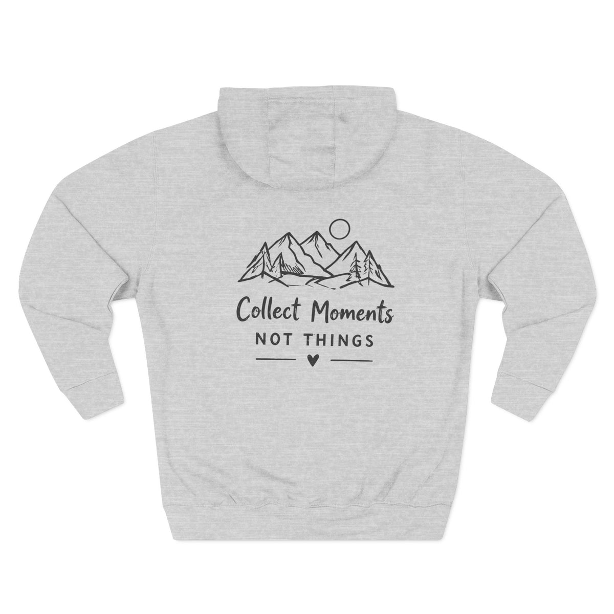 Three-Panel Fleece Hoodie