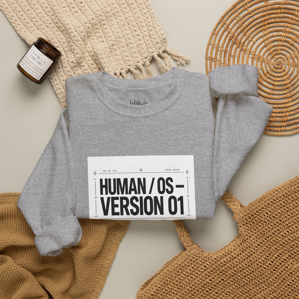 Human OS Version 01 Feel More Perform Less Sweatshirt
