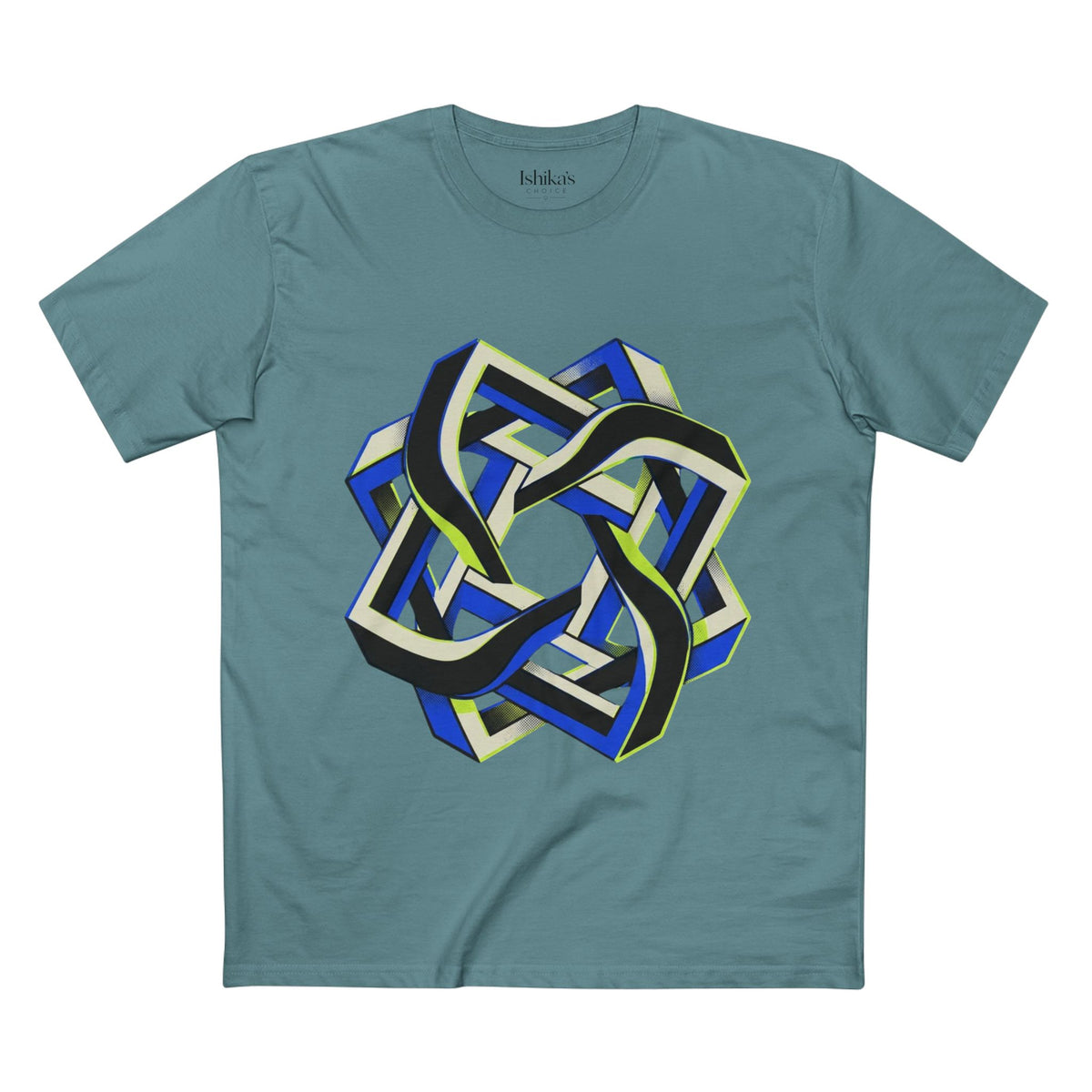 Abstract Geometric Knot Art T-Shirt