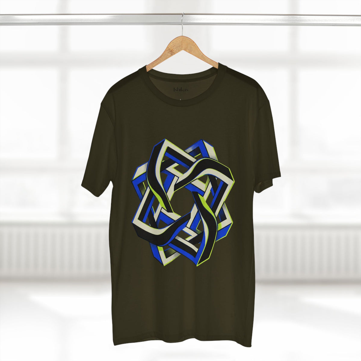Abstract Geometric Knot Art T-Shirt