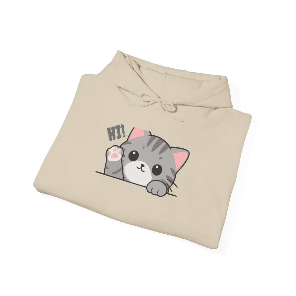 Cute Cat Hugging Hoodie