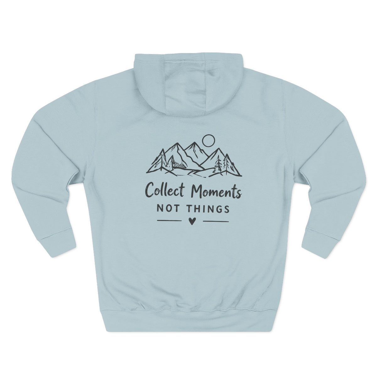 Three-Panel Fleece Hoodie