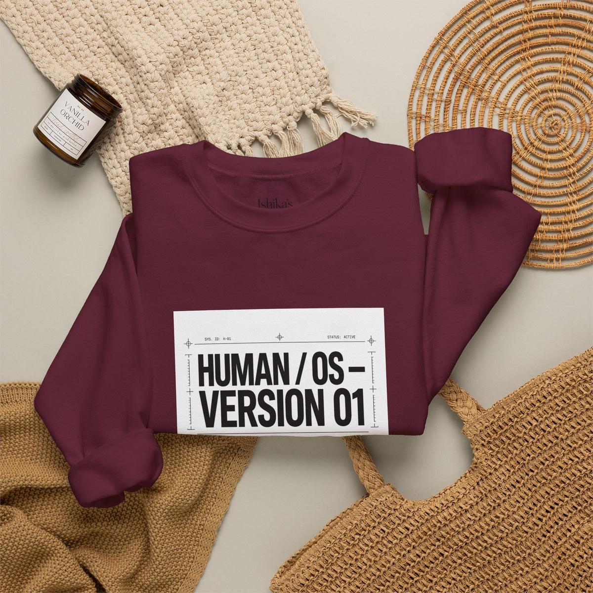 Human OS Version 01 Feel More Perform Less Sweatshirt