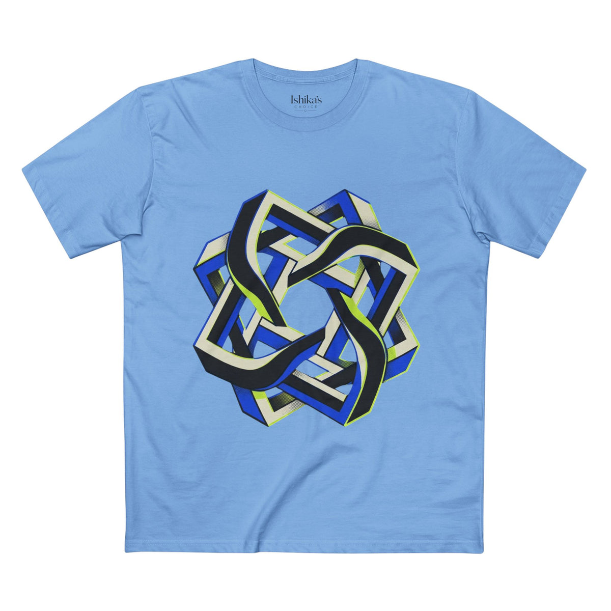 Abstract Geometric Knot Art T-Shirt