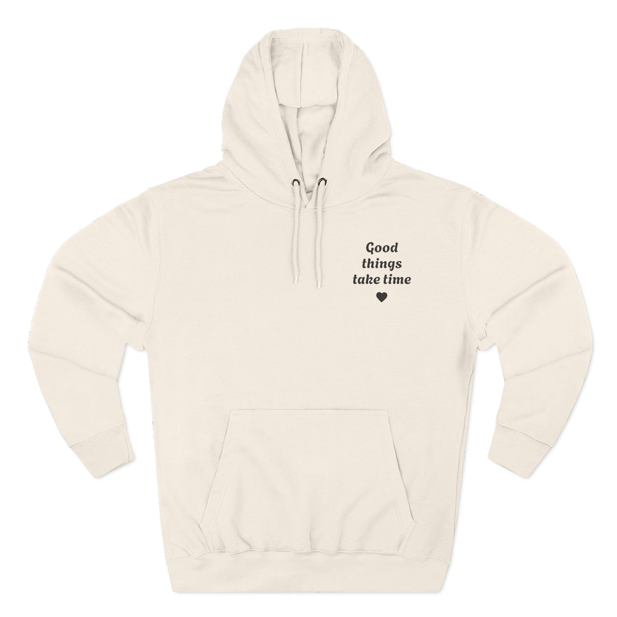Three-Panel Fleece Hoodie