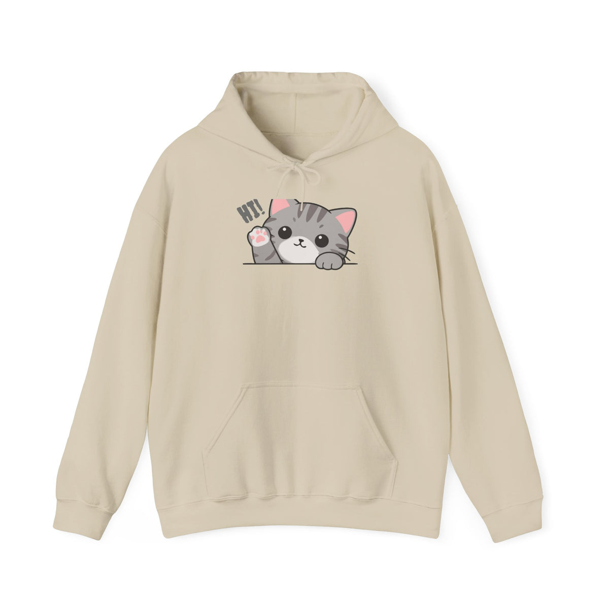Cute Cat Hugging Hoodie