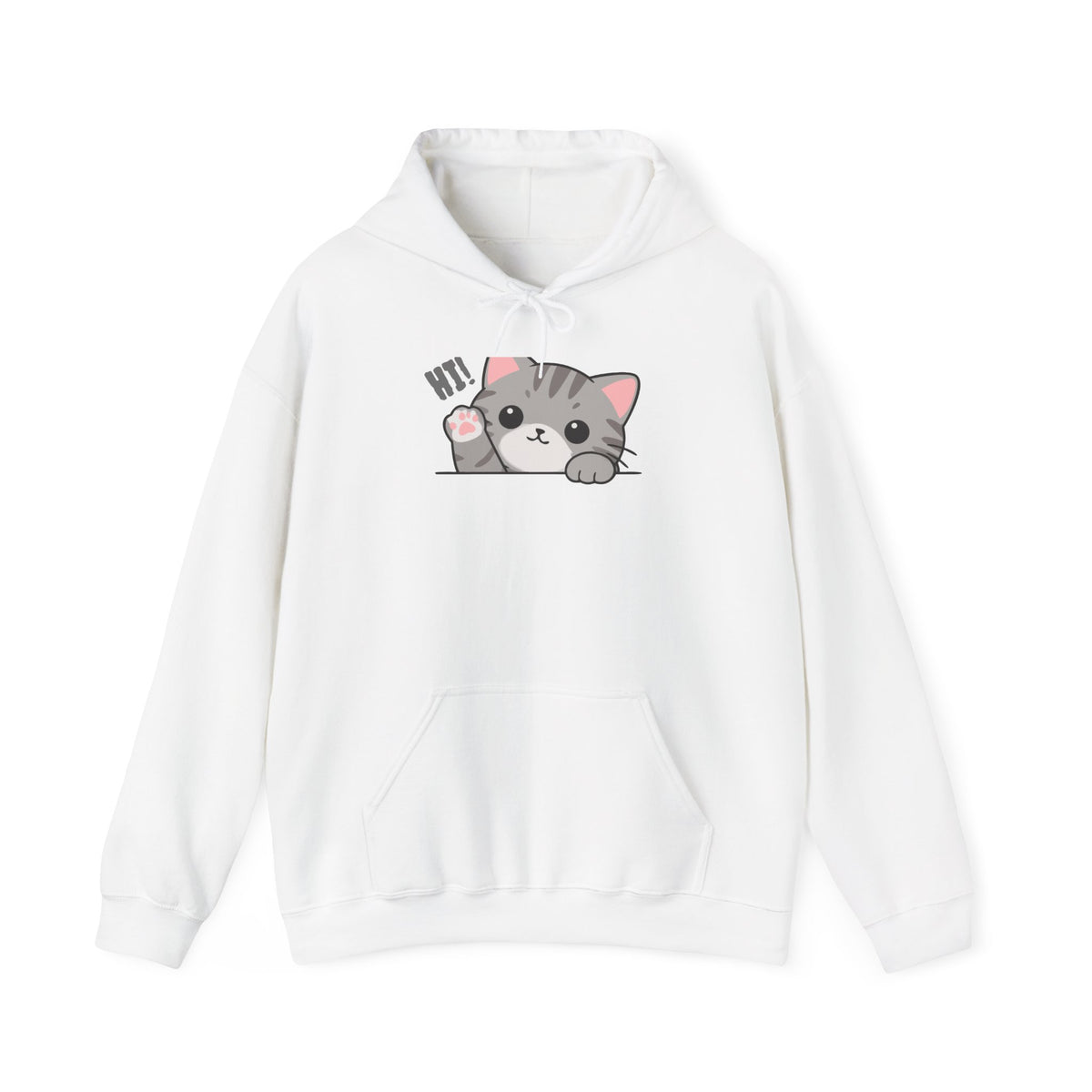 Cute Cat Hugging Hoodie