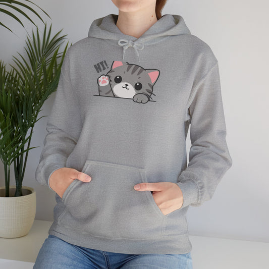 Cute Cat Hugging Hoodie