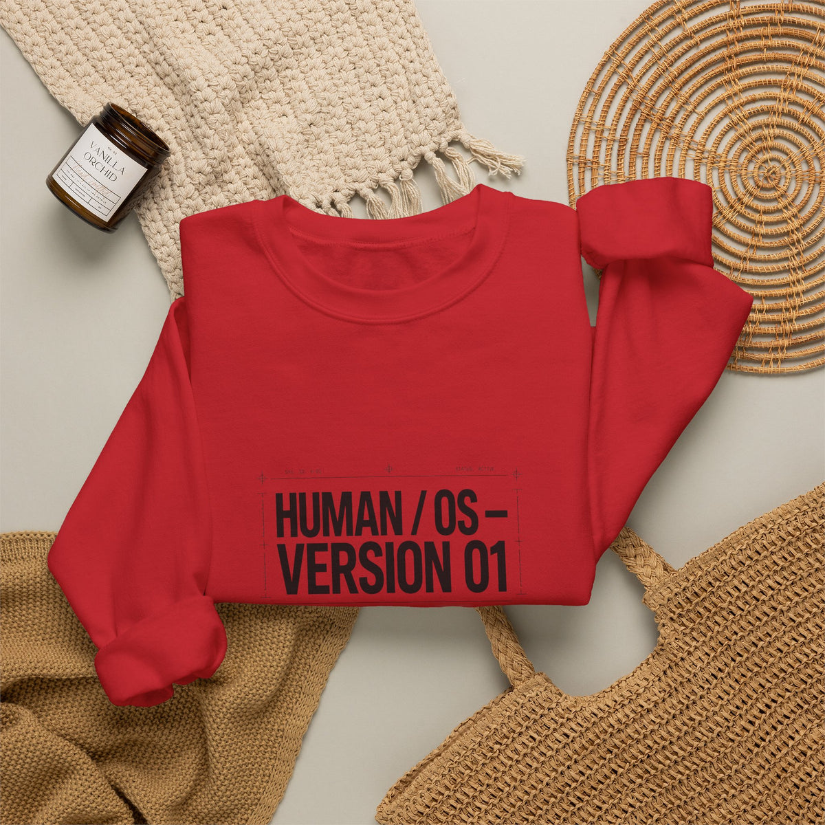Human OS Version 01 Feel More Perform Less Sweatshirt