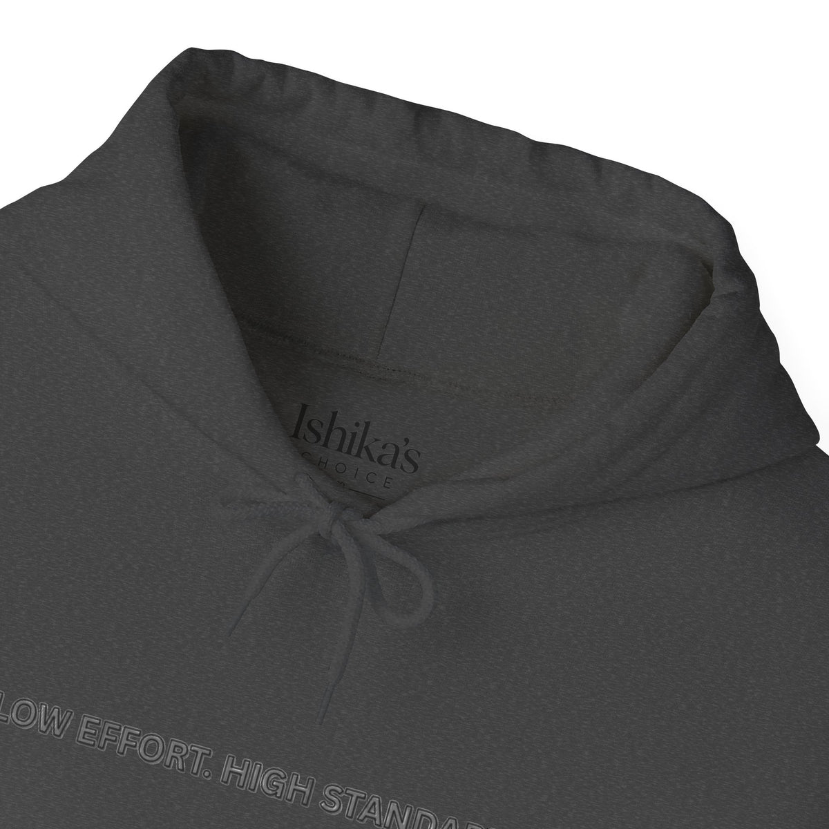 “Low Effort. High Standards.” Motivational Hoodie