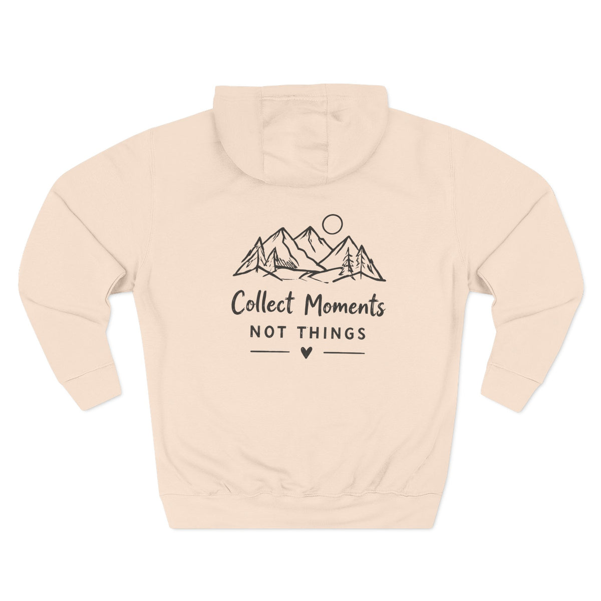 Three-Panel Fleece Hoodie