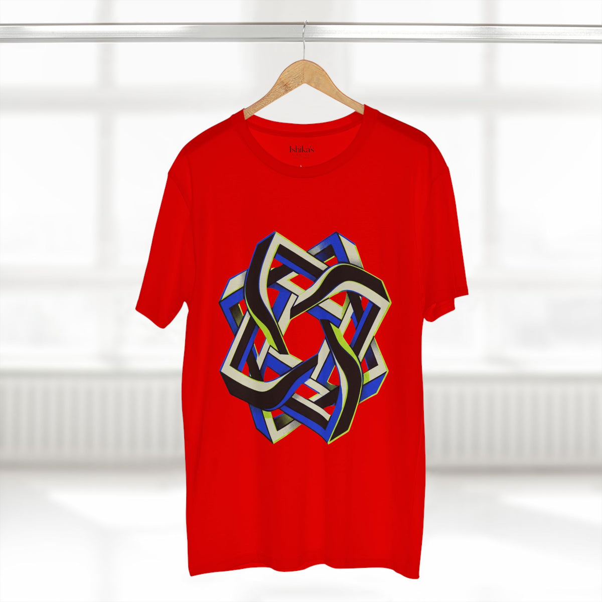 Abstract Geometric Knot Art T-Shirt