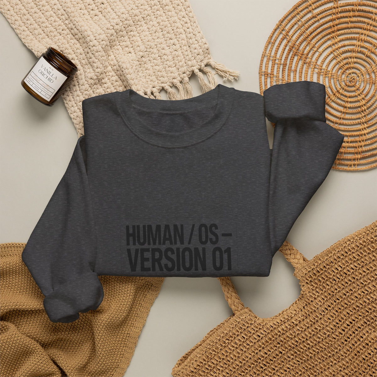 Human OS Version 01 Feel More Perform Less Sweatshirt